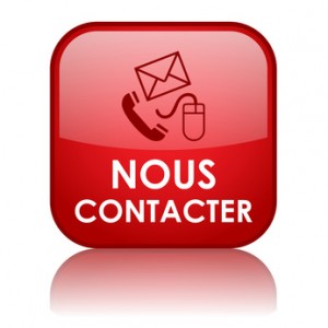 Bouton Web NOUS CONTACTER (service clients contact coordonnées)